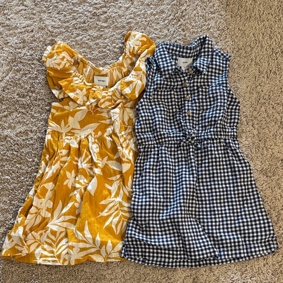Old Navy Other - Old Navy Kids Dresses in Yellow and Blue